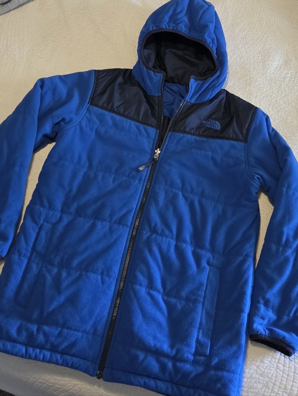 North Face Reversible Hooded Jacket, Boys Size XL